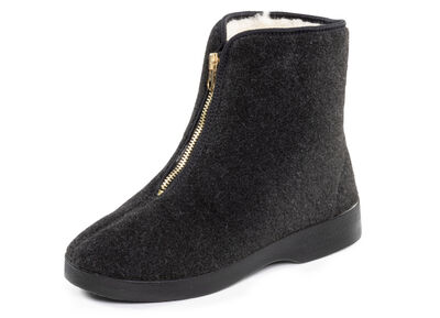 Haus-Stiefel mit praktischem Reissverschluss 