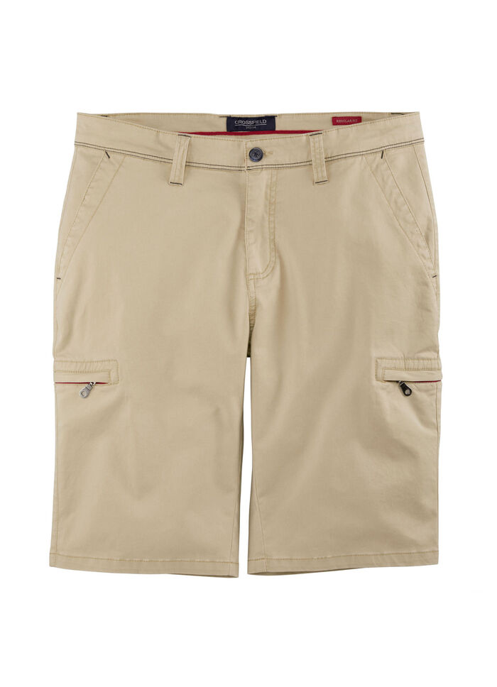 Bermudas mit innenliegenden Cargotaschen in 3 Farben BEIGE