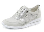 Waldläufer, bequeme Damen-Schnürschuhe, Weite H, mit herausnehmbarem Fussbett PASTELLGRAU