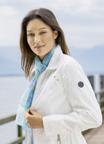 Schal mit Fantasieblüten-Dessin 