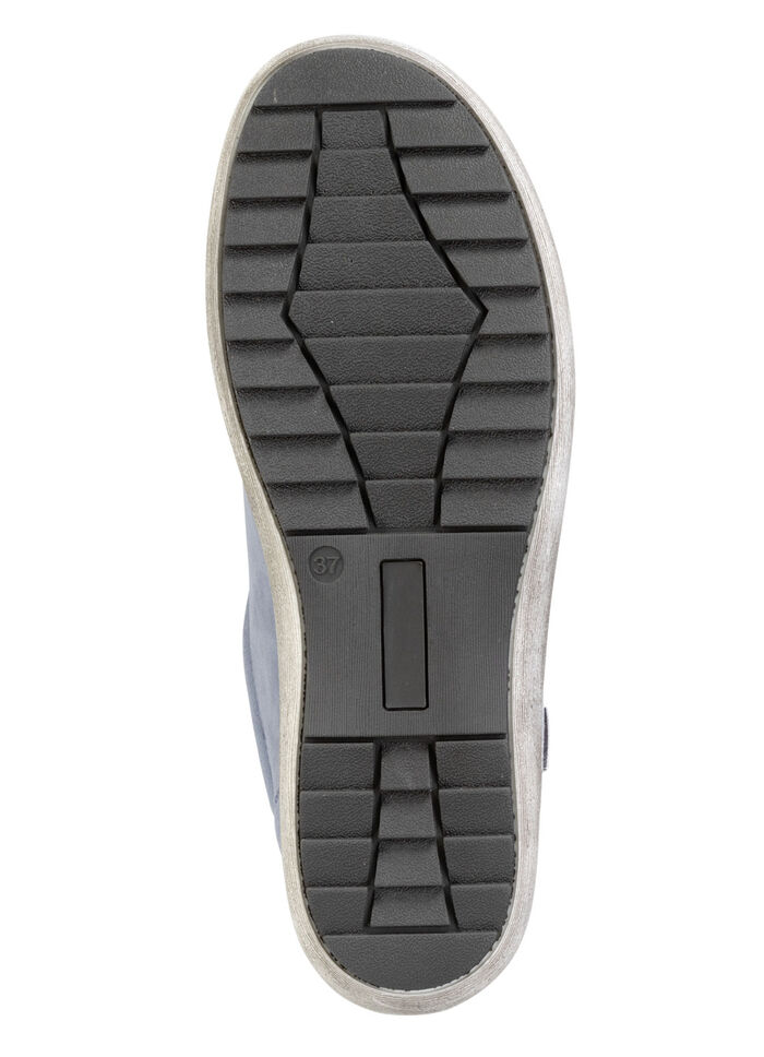 ELENA EDEN, bequeme Damen-Schnürschuhe, Weite H, mit herausnehmbarem Fussbett JEANS