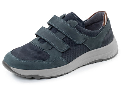 Waldläufer, bequeme Herren-Slipper, Weite K, mit herausnehmbarem Fussbett 