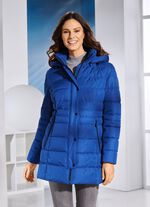 Funktionsjacke mit abnehmbarer Kapuze INDIGOBLAU