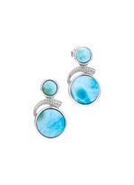 Ohrstecker mit Larimar 