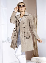 Funktions-Trenchcoat mit Gürtel 