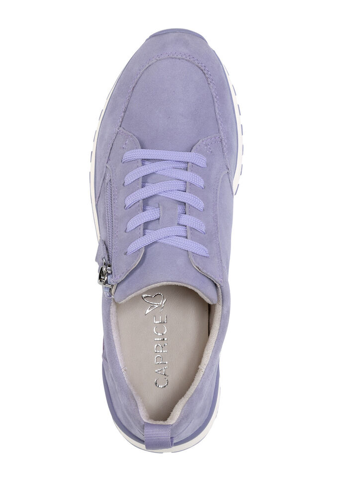 Caprice, trendige Damen-Sneaker, Weite G, mit herausnehmbarem Fussbett FLIEDER