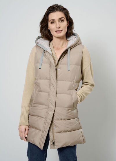 Steppweste mit 2-Wege-Reißverschluss 