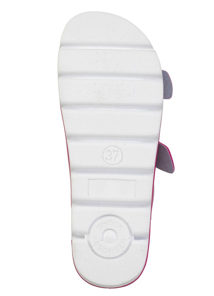 Klassische Damen-Pantoletten, mit verstellbaren Schliessen 