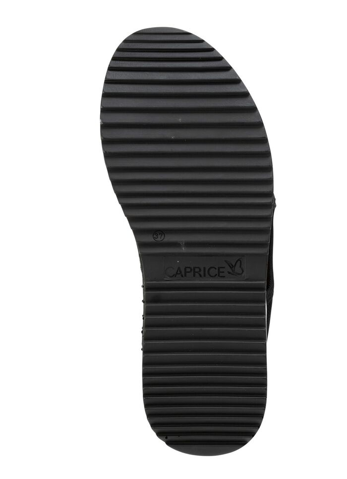 Caprice Sandale mit schwarzen Glitzersteinchen SCHWARZ