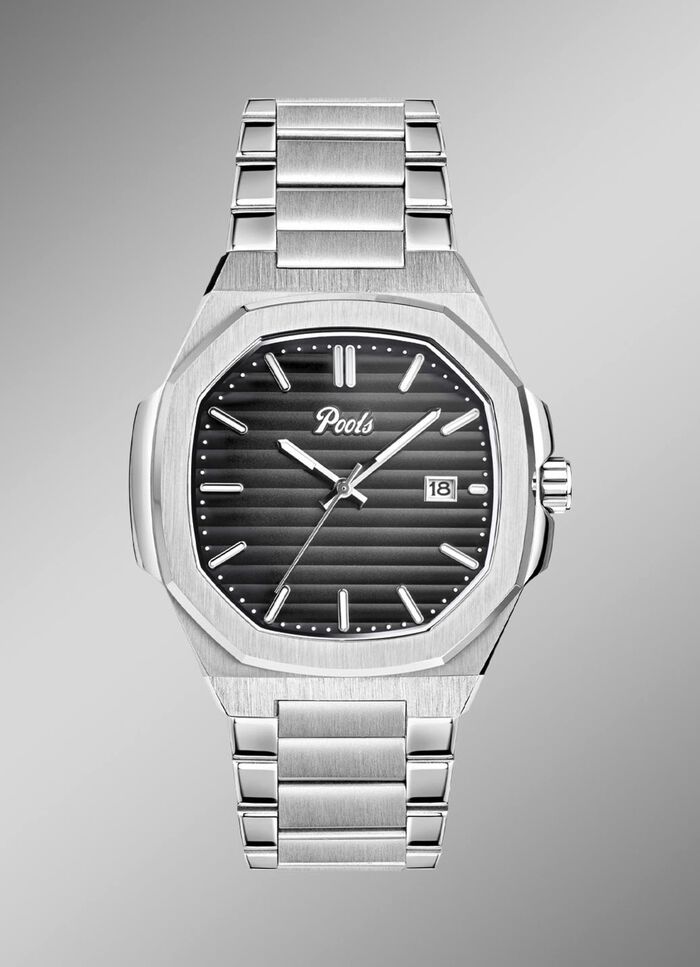 Quartz-Herrenuhr aus Edelstahl 