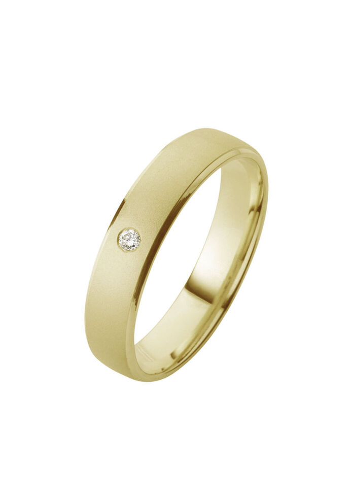 Eleganter Trauring in Gold 