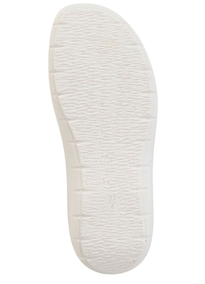 Pantolette mit gl&auml;nzendem Schmuck 