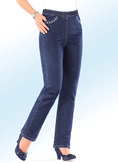 Jeans in komfortabler Schlupfform 