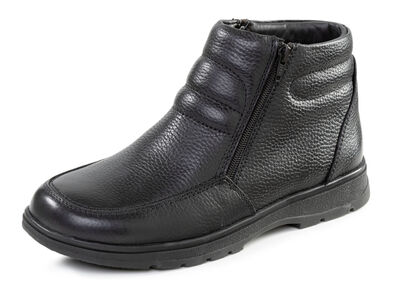 GINO GALANTE, gefütterte Herren-Boots, Winterschuhe, mit Lammfell 