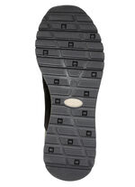 LAURA KENT, stylische Damen-Sneaker, Weite G, mit herausnehmbarem Fussbett SCHWARZ-BORDEAUX-GOLD