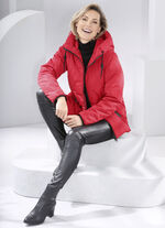 Jacke mit verlängertem Rückteil FEUERROT