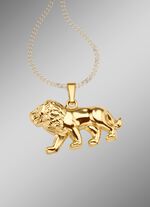 Hochgl&auml;nzender Anh&auml;nger &laquo;L&ouml;we&raquo;, beidseitig tragbar  