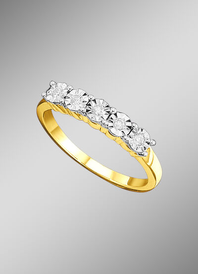 Damenring mit Brillanten 