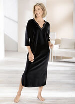 Hauskleid mit Schmucksteinen 