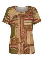 Shirt in gepatchter Optik  