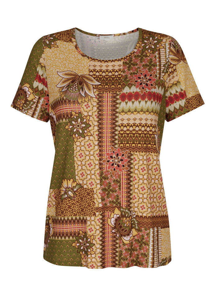 Shirt in gepatchter Optik  