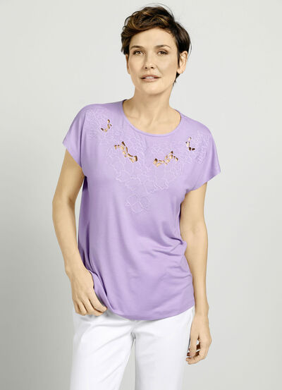 Shirt mit modischen Cut-Outs 