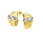 Brillant-Ohrstecker mit 28 Brillanten 