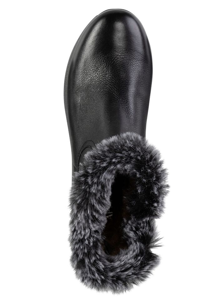 Caprice, gef&uuml;tterte Damen-Stiefeletten, Winterschuhe, Weite H, mit herausnehmbarem Fussbett 