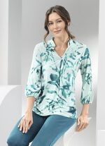 Shirt-Tunika mit farbbrillantem Druck 