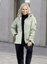 Jacke mit gebondeter Fleece-Innenausstattung LINDGRÜN
