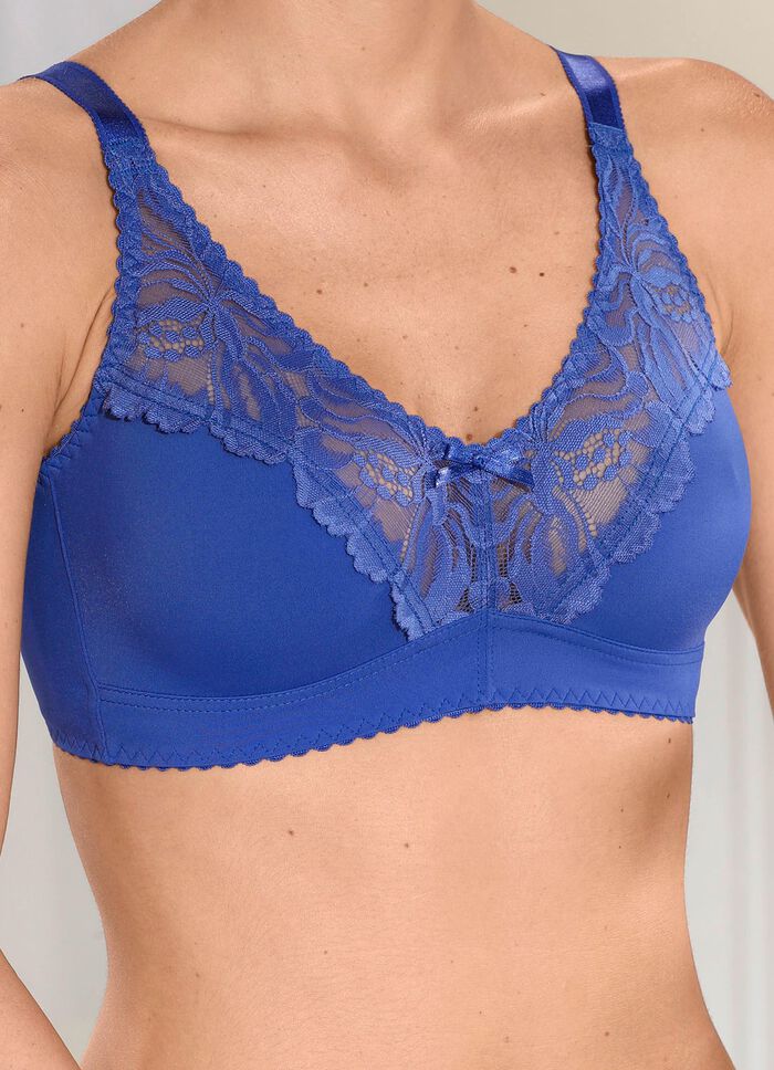 BH mit floraler Elastikspitze 