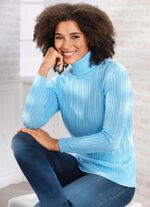 Pullover mit streckender Struktur 