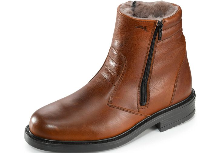GINO GALANTE, gef&uuml;tterte Herren-Stiefel, Winterschuhe, mit Lammfell 
