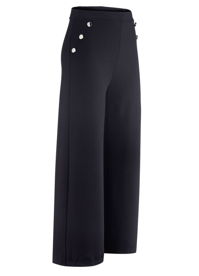 Culotte mit Zierknöpfen SCHWARZ