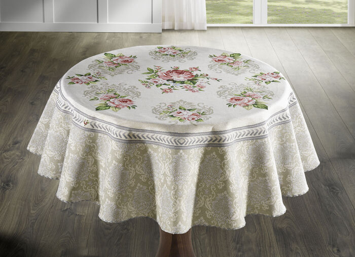 Tisch- und Raumdekoration mit romantischem Rosenmotiv MULTICOLOR