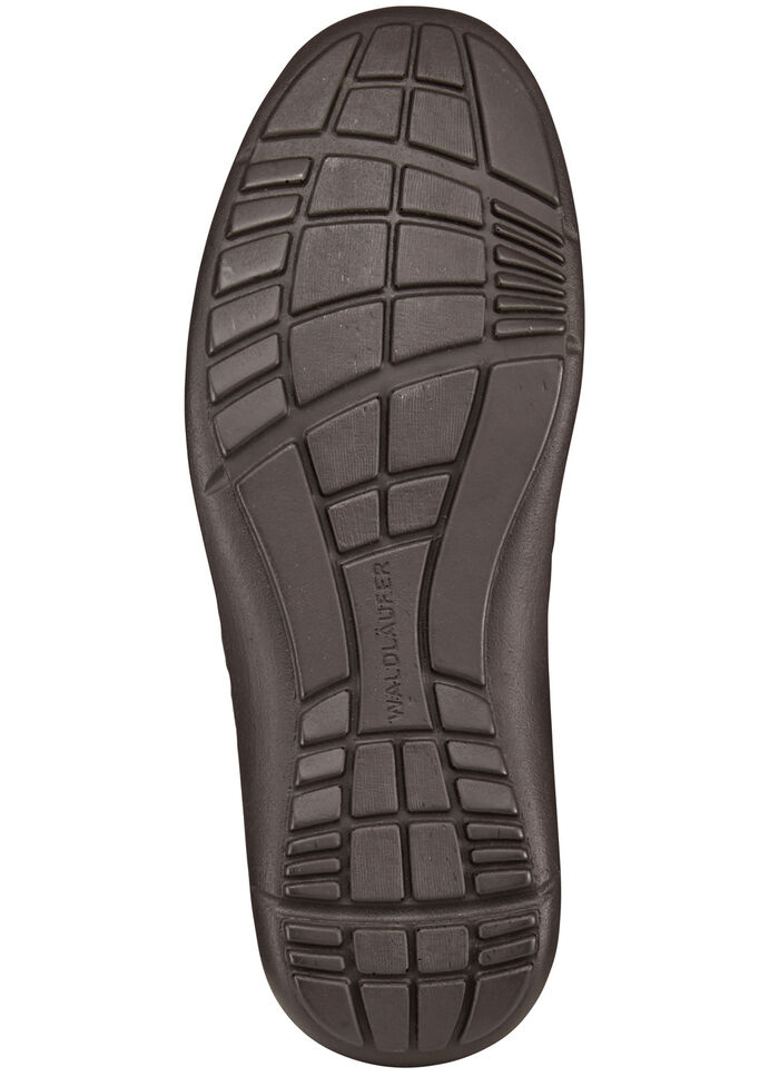 Waldläufer, bequeme Herren-Schnürschuhe, Weite H, mit herausnehmbarem Fussbett DUNKELBRAUN
