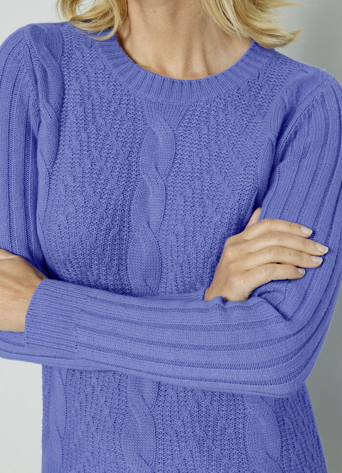 Pullover mit Schurwolle und Kaschmir-Anteil 