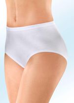 Mey Dreierpack Slips mit Gummizug WEISS