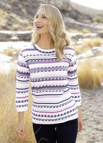 Pullover in Ringeldessin 