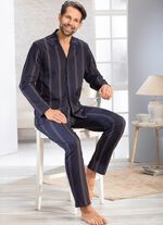 Schlafanzug mit durchgekn&ouml;pftem Oberteil 