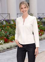 Blusenjacke mit Stehkragen 