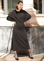 Kleid mit Fledermausärmeln 