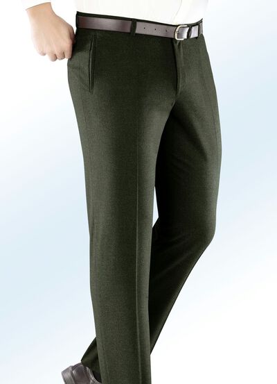 &laquo;Klaus Modelle&raquo;-Unterbauchhose aus Flanell in 2 Farben 