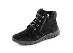 ELENA EDEN, gefütterte Damen-Boots, Winterschuhe, Weite H, mit herausnehmbarem Fussbett SCHWARZ