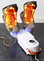 Faltbarer Schuhtrockner mit 360-Grad-Hei&szlig;uftzirkulation 