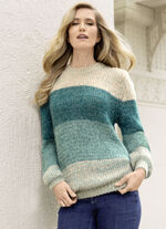 Pullover in Grobstrick mit Alpaka 