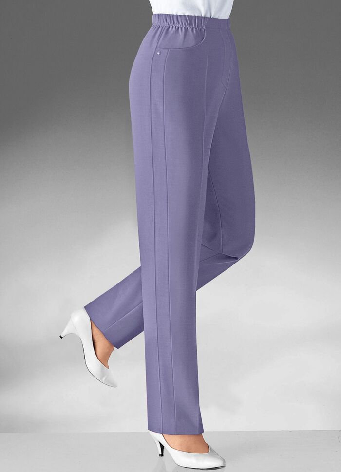 Hose mit vorverlegter Seitennaht in 8 Farben 