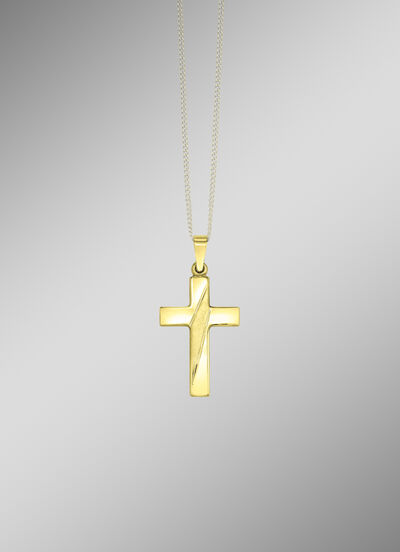 Kreuz-Anhänger in Bicolor 