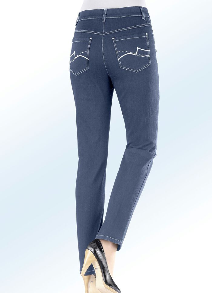 Power-Stretch-Jeans   JEANSBLAU