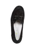 Waldl&auml;ufer, bequemer Damen-Trotteur, Weite H, mit herausnehmbarem Fussbett SCHWARZ